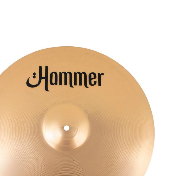 Imagem de Pratos Liverpool Hammer Lit Hi-hat 14” Crash 18” Ride 20” B20