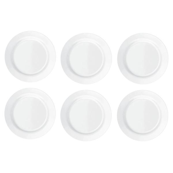 Pratos Rasos Duralex Opaline Menu 24cm 6 Unidades - Nadir 5743 - Nadir Figueiredo Imagem de Pratos Rasos Duralex Opaline Menu 24cm 6 Unidades - Nadir 5743