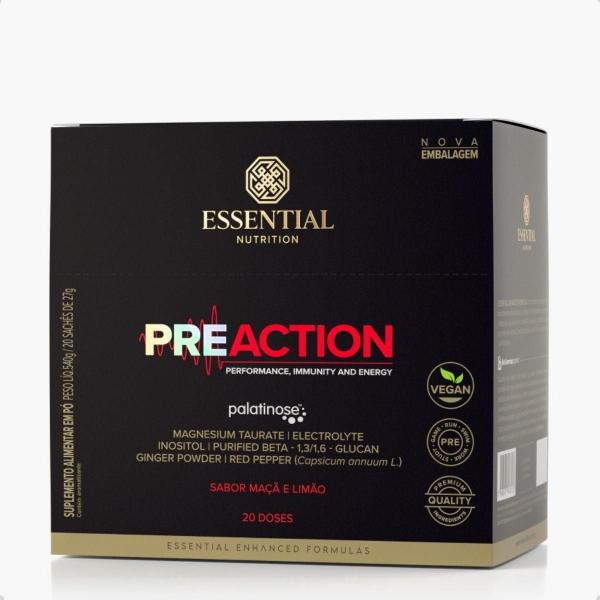 Imagem de Pre-Action Energy Drink 27g (540g) 20 Unidades Essential