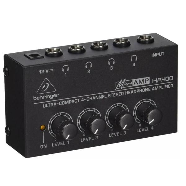 Imagem de Pre Amplificador Behringer 4 Canais HA 400  - Behringer