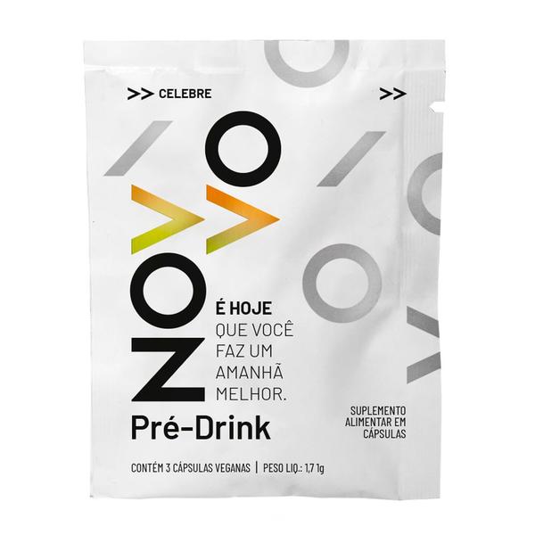 Imagem de Pré Drink Novvo Suplemento Alimentar com 3 Cápsulas