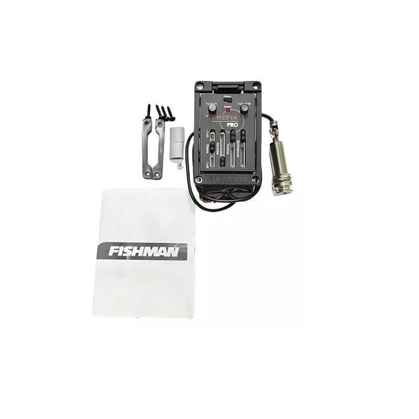 Pré Equalizador Fishman Prefix Pro Piezo 3.2mm Amplificador Matp01 Imagem de Pré Equalizador Fishman Prefix Pro Piezo 3.2mm Amplificador Matp01