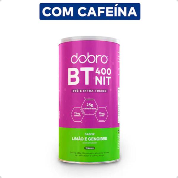 Imagem de Pre Intra Treino BT 400 Nitrato Vegano 450g Dobro