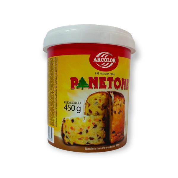 Pré Mistura para Panetone Arcolor 450g un Imagem de Pré Mistura para Panetone Arcolor 450g un