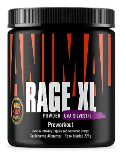 Imagem de Pré Treino Animal Rage XL 221g - Universal Nutrition