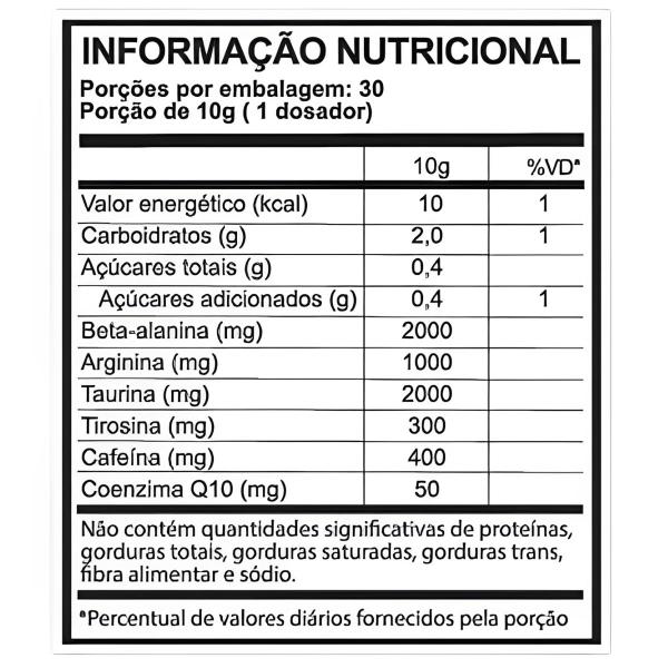 Imagem de Pré Treino Appogeu Sabor Citrus Punch 300g Synthesize