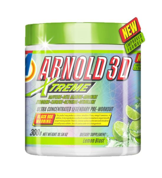 Imagem de Pre Treino Arnold 3D Xtreme 300g - Arnold Nutrition