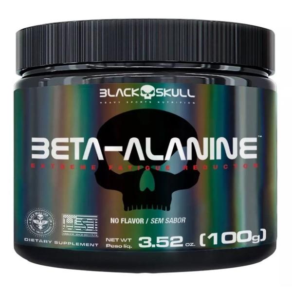 Imagem de Pré-treino Beta Alanina Black Skull Pote 100g