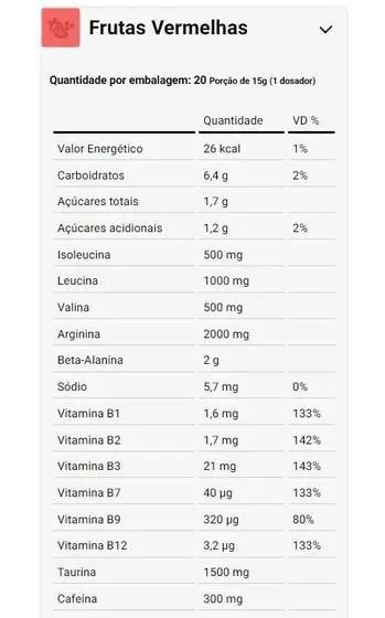 Imagem de Pré Treino Bifásico Pre Workout Original Sabor Frutas Vermelhas 300g Dux Nutrition