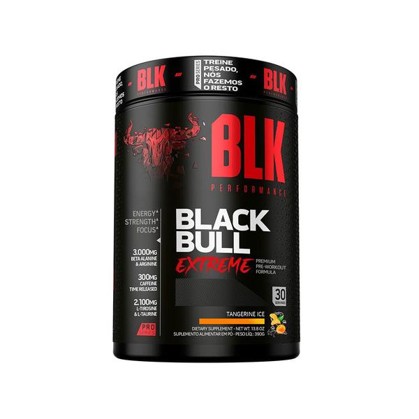 Imagem de Pré-Treino Black Bull Extreme 390g Extreme Tangerine Ice BLK Performance