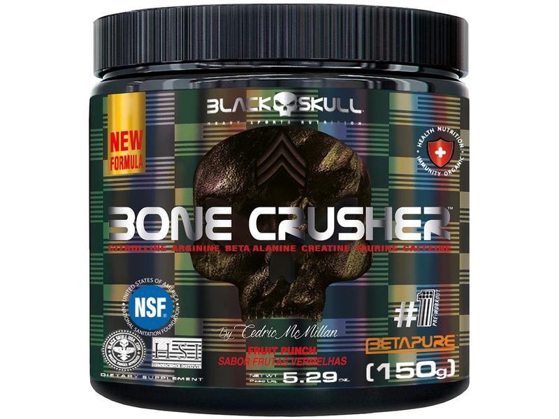 Imagem de Pré-Treino Black Skull By Cedric McMillan 150g 