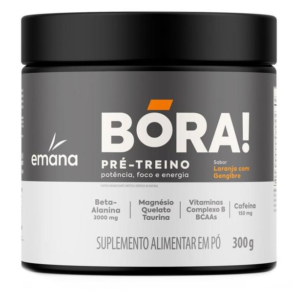 Pré Treino Bora Emana Suplemento Alimentar Gengibre 300g Imagem de Pré Treino Bora Emana Suplemento Alimentar Gengibre 300g