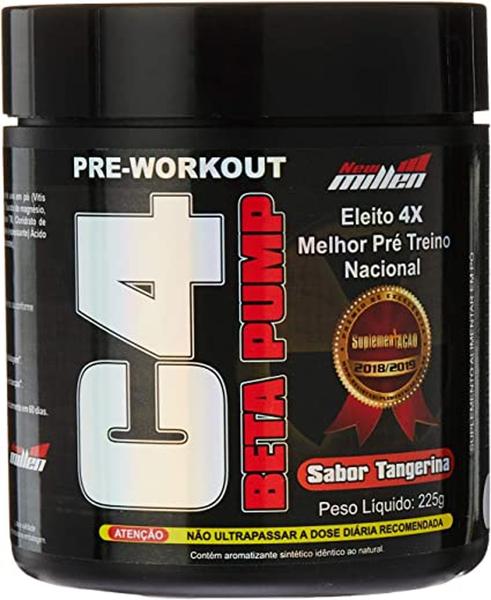 Pré Treino C4 Beta Pump 225g New Millen - Original Imagem de Pré Treino C4 Beta Pump 225g New Millen - Original