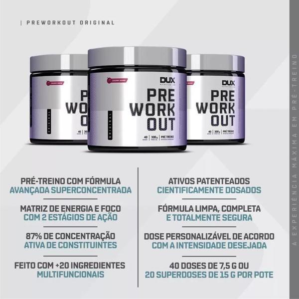 Imagem de Pré Treino Dux Nutrition Pre Workout Original 300g