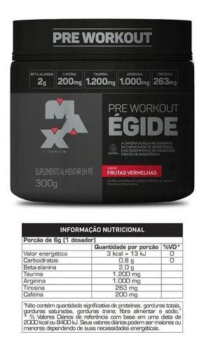 Imagem de Pré treino Égide 300G Abacaxi com Manga - Max Titanium