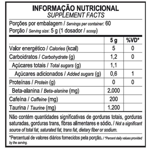 Imagem de Pre Treino Epic 300g Sabores - Probiotica rende 60 doses