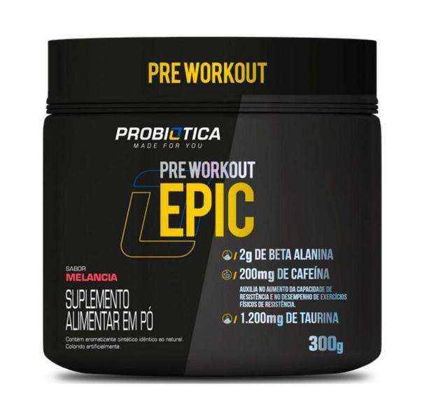 Imagem de Pré Treino Epic Probiótica Pote 300G Melancia