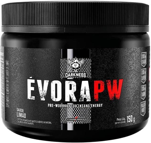 Pré-Treino Évora Pw 150G Limão Darkness - Integralmedica Imagem de Pré-Treino Évora Pw 150G Limão Darkness