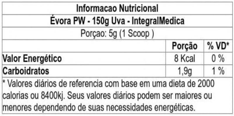 Imagem de Pré-Treino Évora Pw 150G Uva Darkness