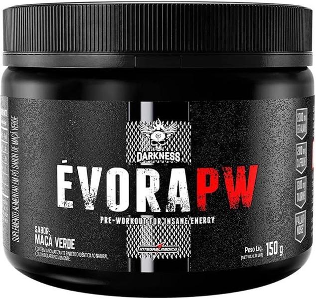 Imagem de Pré-Treino Evora Pw Sabor Maçã Verde Darkness 150g