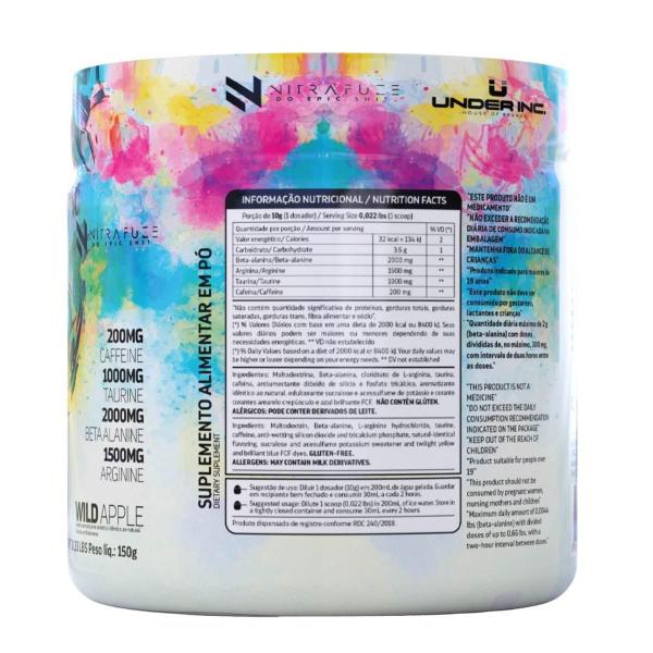 Imagem de Pré Treino Formula Importado Usa Psyco Fuze Under Labz 150G