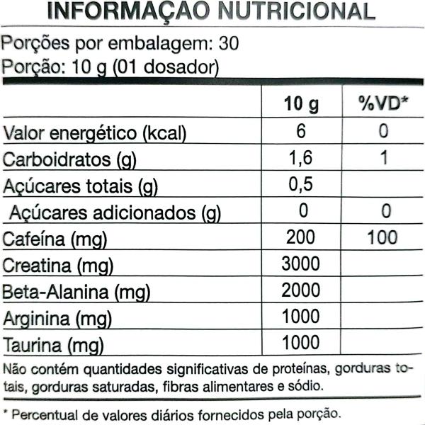 Pré Treino Four Beta Plus Sabor Açaí Pote 300g Nutrata Imagem de Pré Treino Four Beta Plus Sabor Açaí Pote 300g Nutrata