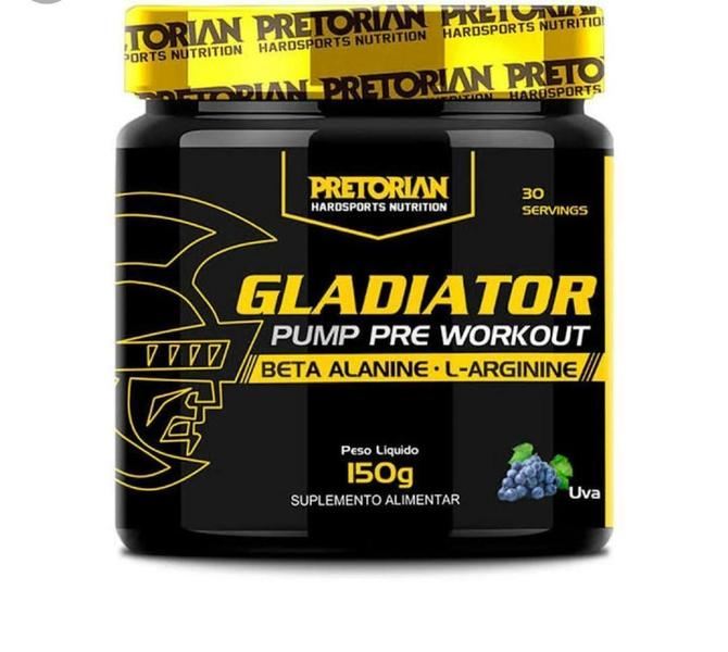 Imagem de Pré Treino Gladiator Pump 150G Sabor Uva