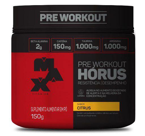 Imagem de Pre Treino Horus Citrus 150g Max Titanium