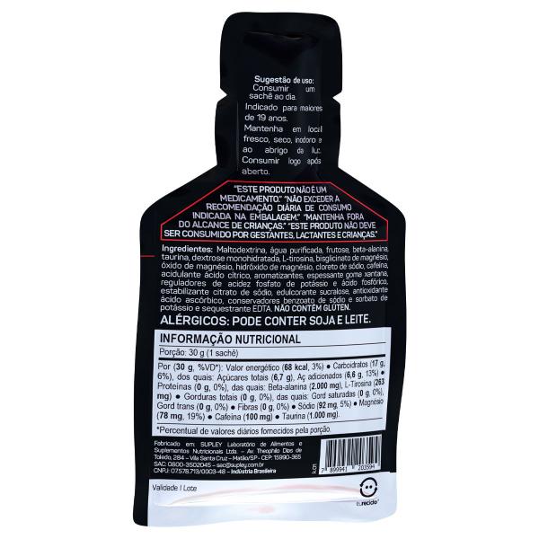 Pré treino horus gel 10 saches de 30g energetico max titanium Imagem de Pré treino horus gel 10 saches de 30g energetico max titanium
