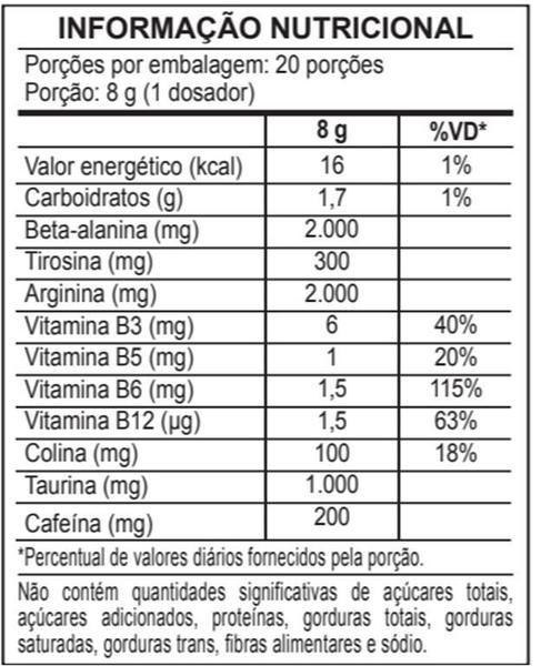Pré Treino Huger 160G Integralmedica Pre-Workout - Original Imagem de Pré Treino Huger 160G Integralmedica Pre-Workout - Original