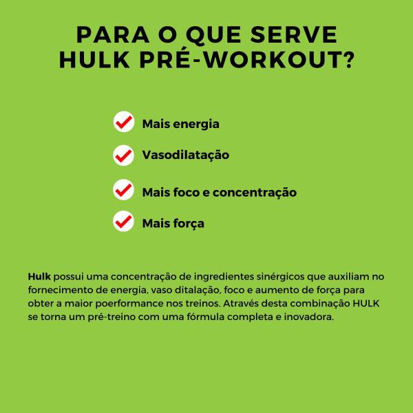 Imagem de Pré Treino Hulk 300G Hibull Sabor Frutas Vermelhas