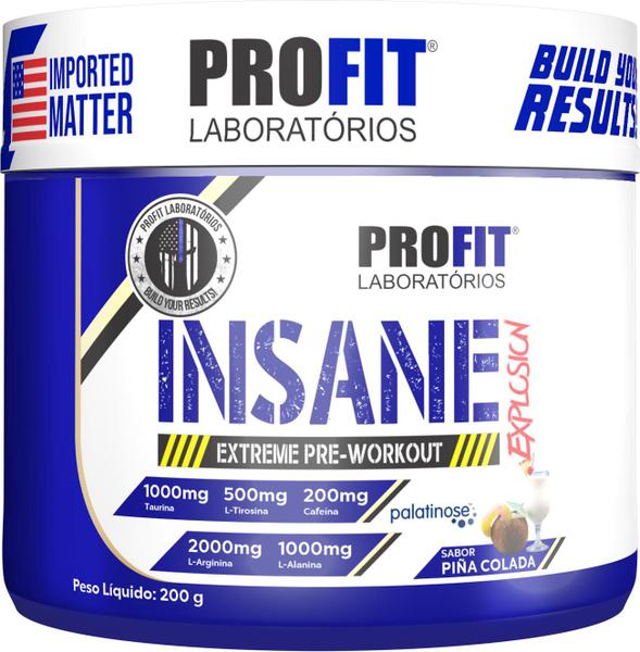 Imagem de Pre Treino Insane Explosion 200g - Profit Labs