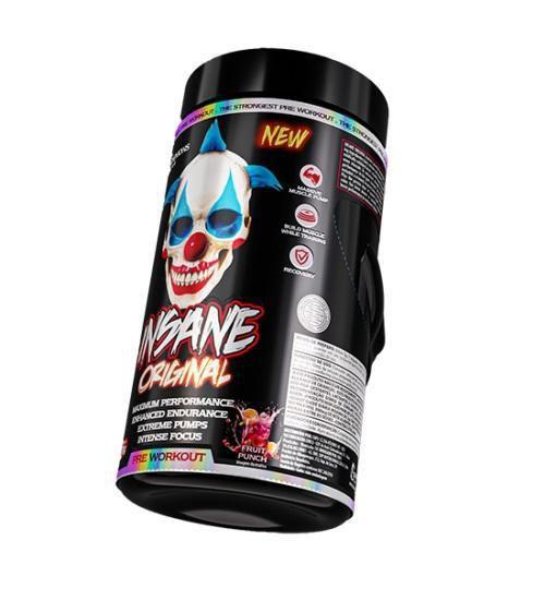 Imagem de Pré Treino Insane Fruit Punch Sabor Frutas Vermelhas 400G