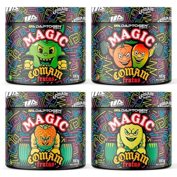 Imagem de Pré Treino Magic Comam Frutas 183G - Adaptogen