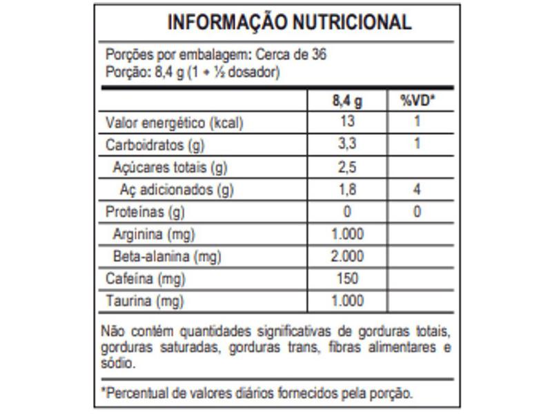 Imagem de Pré Treino Max Titanium Hórus em Pó 300g Blue Ice