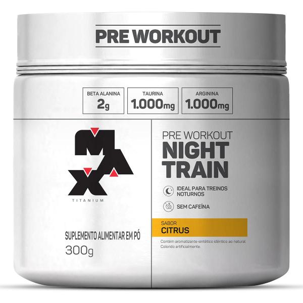 Imagem de Pré Treino Night Train 300g - Max Titanium