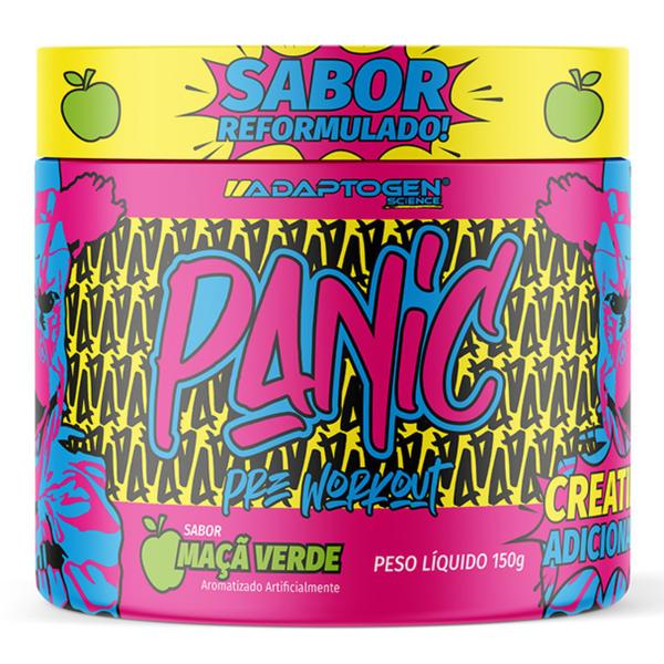 Imagem de Pré Treino Panic 150g Nova Formula Com Creatina Adaptogen