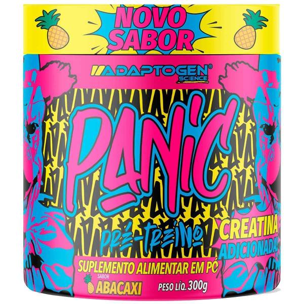 Pré Treino Panic Adaptogen Super Concentrado 300G Abacaxi Imagem de Pré Treino Panic Adaptogen Super Concentrado 300G Abacaxi