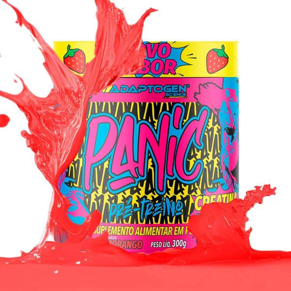 Imagem de Pré Treino Panic Adaptogen Super Concentrado 300G Morango