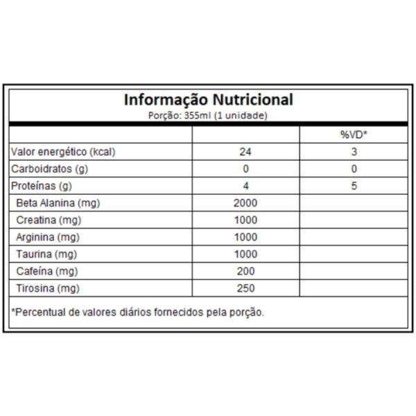 Imagem de Pré Treino Panic Maçã Verde 355ML Pack C/6  Adaptogen 