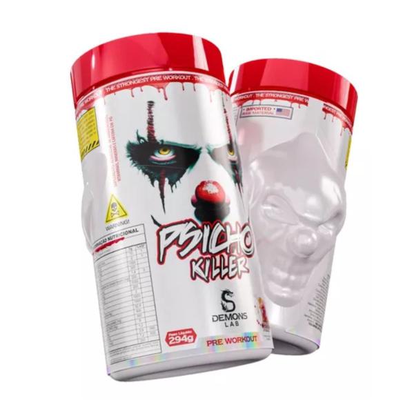 Pré Treino Psicho Killer 294g - Demons Lab Imagem de Pré Treino Psicho Killer 294g - Demons Lab