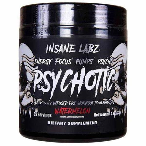 Imagem de Pré Treino Psichotic Black - Sabor (35 Servings) FruitPunch - Demons Lab