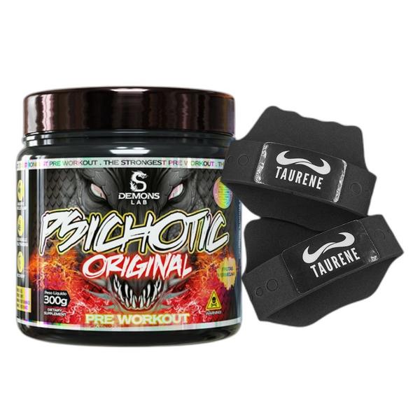 Imagem de Pre Treino Psichotic Frutas Vermelhas 300g Luva Demons Lab