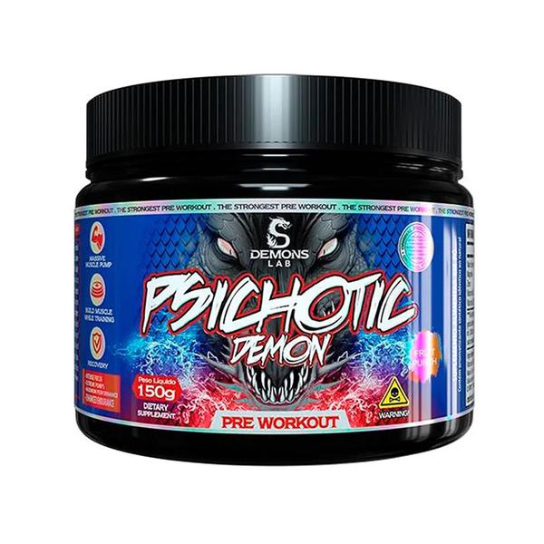 Imagem de Pré Treino Psychotic Psichotic Black 150g Demons Lab