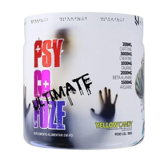 Pre Treino Psycofuze Ultimate Yellow Candy Sabor Frutas - Under Labz Imagem de Pre Treino Psycofuze Ultimate Yellow Candy Sabor Frutas