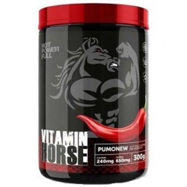 Imagem de Pré treino pumonew 300g - vitamin horse - limão