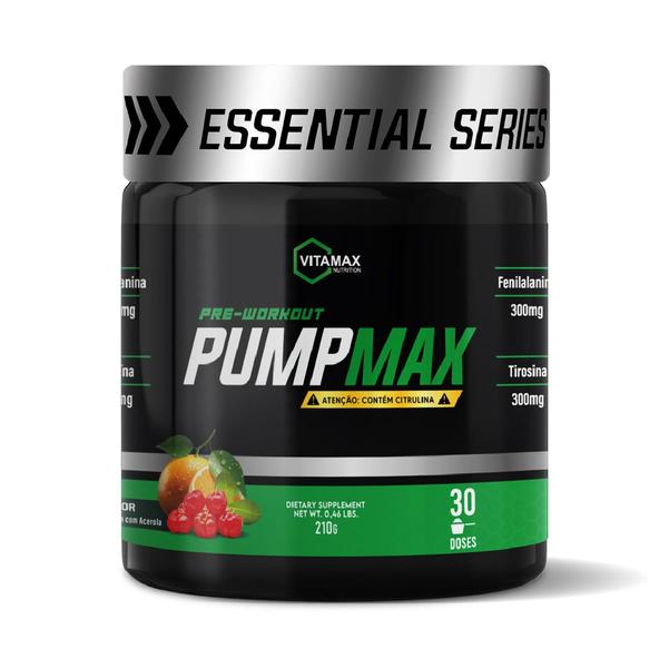 Imagem de Pré Treino Pump Max 210g Vitamax Nutrition