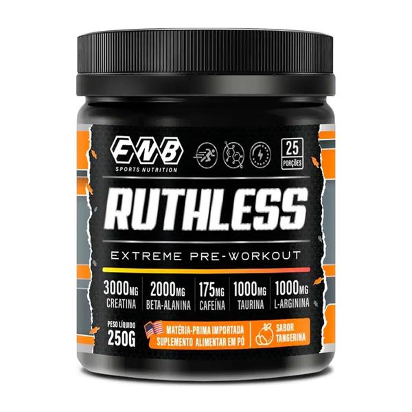 Imagem de Pré Treino Ruthless 250g Sabor Tangerina FNB - Flora Nativa