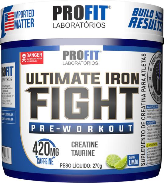 Imagem de Pré treino Ultimate Iron Fight  Pote 270g- Profit Labs