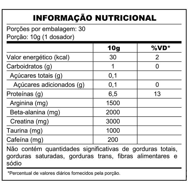 Imagem de Pré Treino Under Labz Psyco fuze Ultimate C/ Creatina 300g